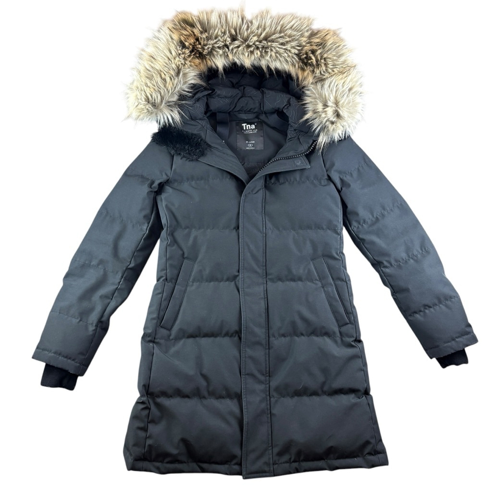Aritzia Tna Black Ski & Snow Jacket with Fur Trim - Picture 3 of 14